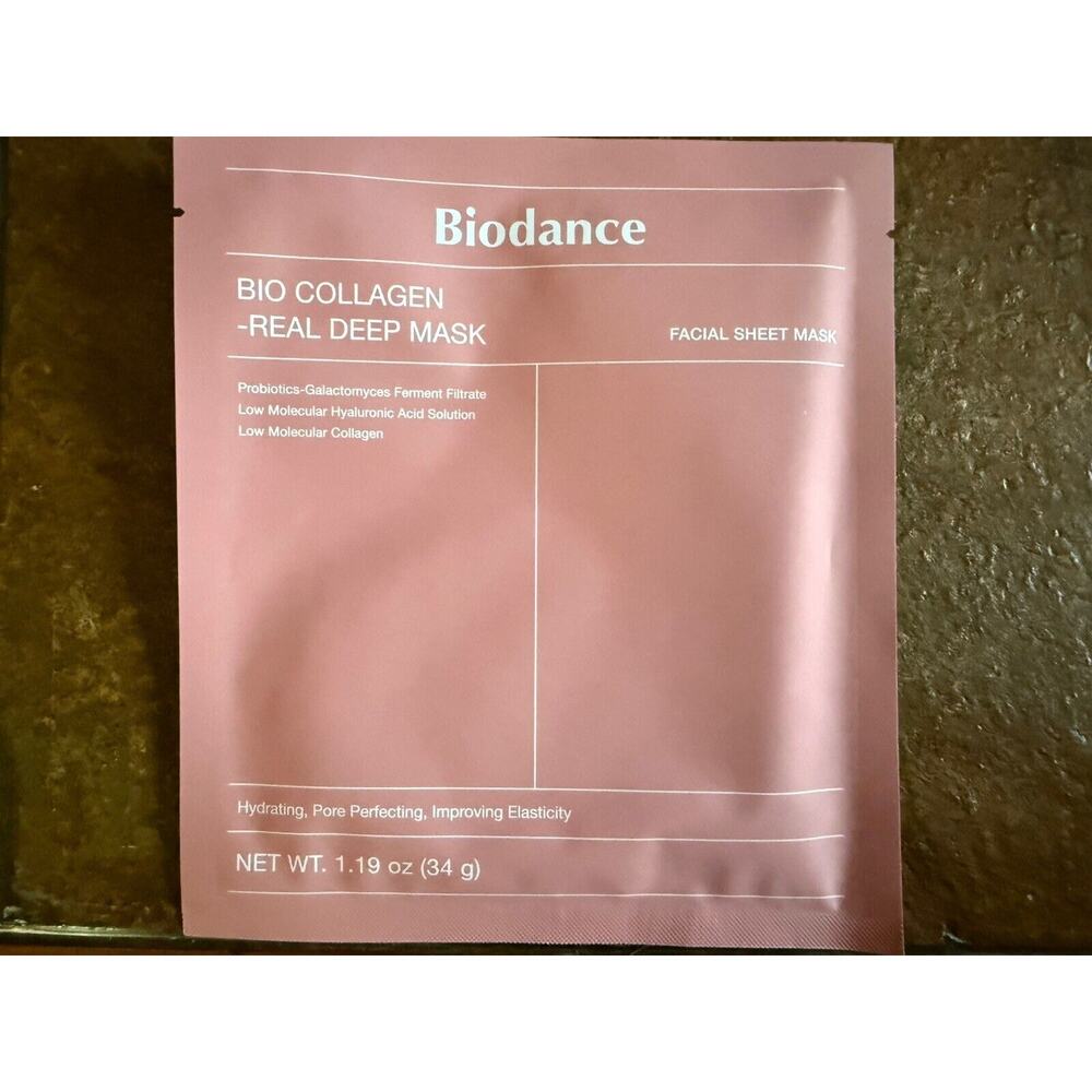 Bio-Collagen Real Deep Facial Lifting Anti-Wrinkle Mask (Pack of 3) US Seller
